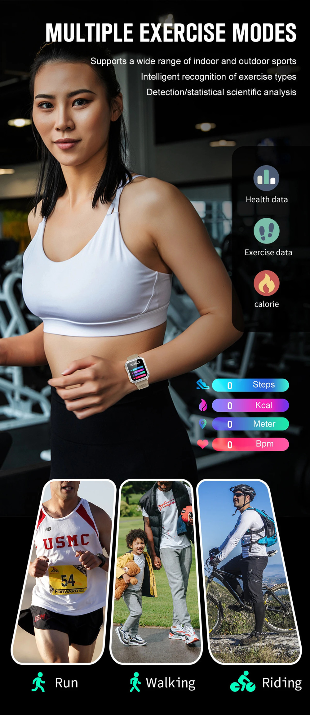 Sport Tracker Smartwatch T8 PRO BT Call Waterproof Heart Rate Blood Oxygen Monitor Hombre Reloj Smart Watch for Men Outdoor free shipping