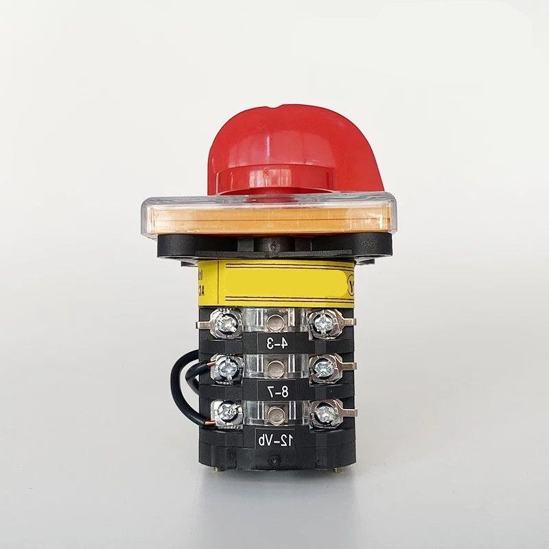 Cam Switch Position 3 Phases 20A Forward-Reverse Selector Rotary Changeover Main Switches Motor Control Circuit T-16EXF64D-3 Wnupj