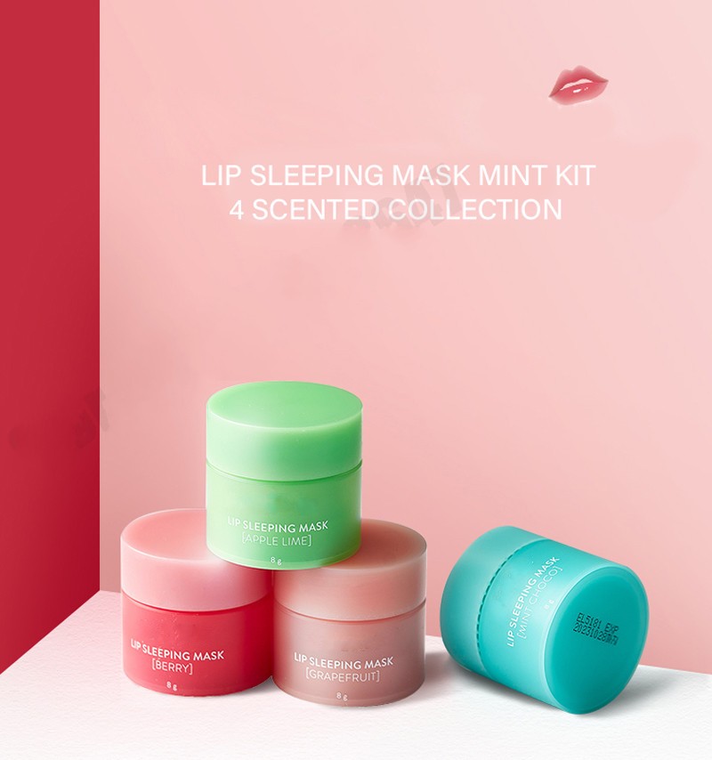 Korea Sleeping Moisturizer Night Sleep Mask Hydrating Nutrious Repair Lip Film Dead Skin Remove Care