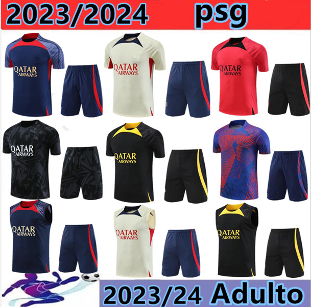 2023/24 PSGS tracksuit 2023/24 MBAPPE NEYMAR JR Sportswear men training suit Short sleeved suit Football soccer Jersey kit uniform chandal adult sweatshirt, Blue
2023/24 PSGS tracksuit 2023/24 MBAPPE NEYMAR JR Sportswear men training suit Short sleeved suit Football soccer Jersey kit uniform chandal adult sweatshirt, Blue