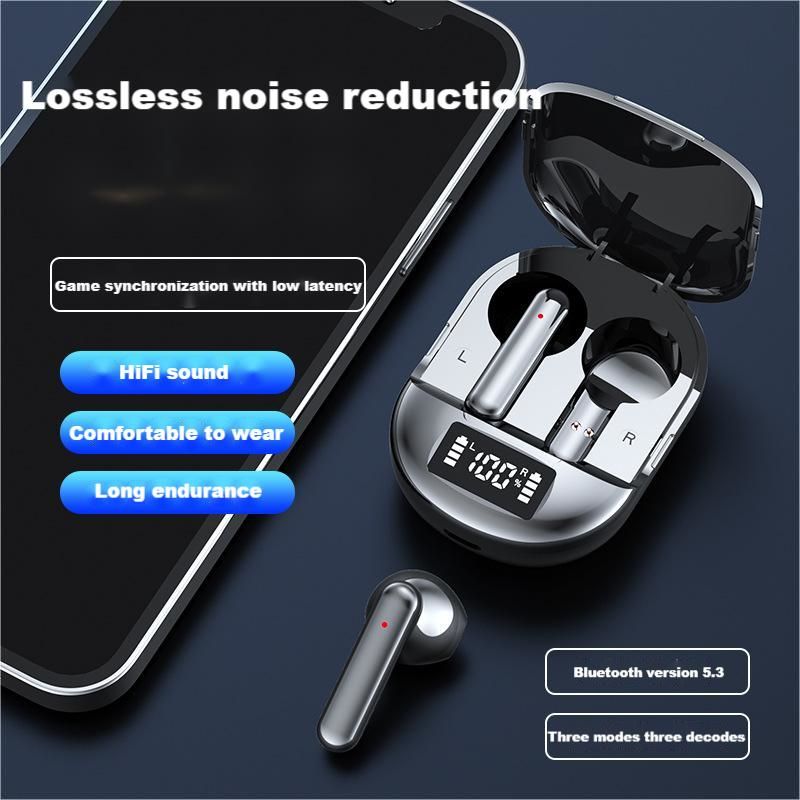 Sport Earphone TWS Bluetooth headphone Wireless Earphone In-Ear Earphone K40 Model Two Earbuds with built-in Microphone LED display high Quality Headp