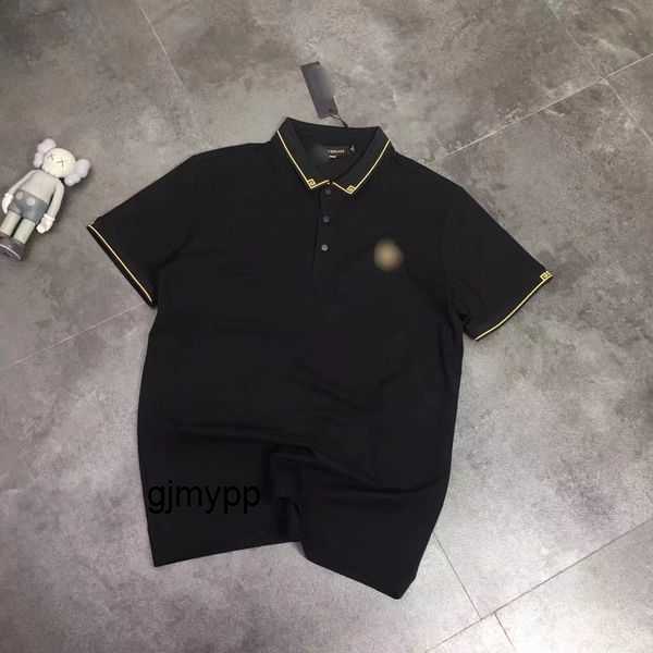 Men's Polos Summer polo shirt Polo neck short sleeve T-shirt Large men's clothing fashion label high-end business casual half collar 1176ZB
Men's Polos Summer polo shirt Polo neck short sleeve T-shirt Large men's clothing fashion label high-end business casual half collar 1176ZB