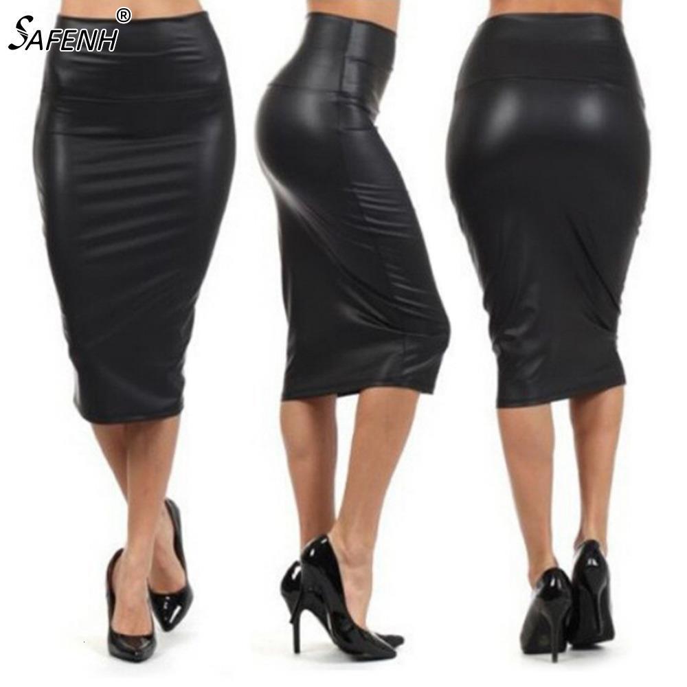 Skirts Winter Autumn Women PU Leather High Waist Pencil Sexy Club Vintage Bodycon Midi jupe faldas Plus size 230410, Black
Skirts Winter Autumn Women PU Leather High Waist Pencil Sexy Club Vintage Bodycon Midi jupe faldas Plus size 230410, Black