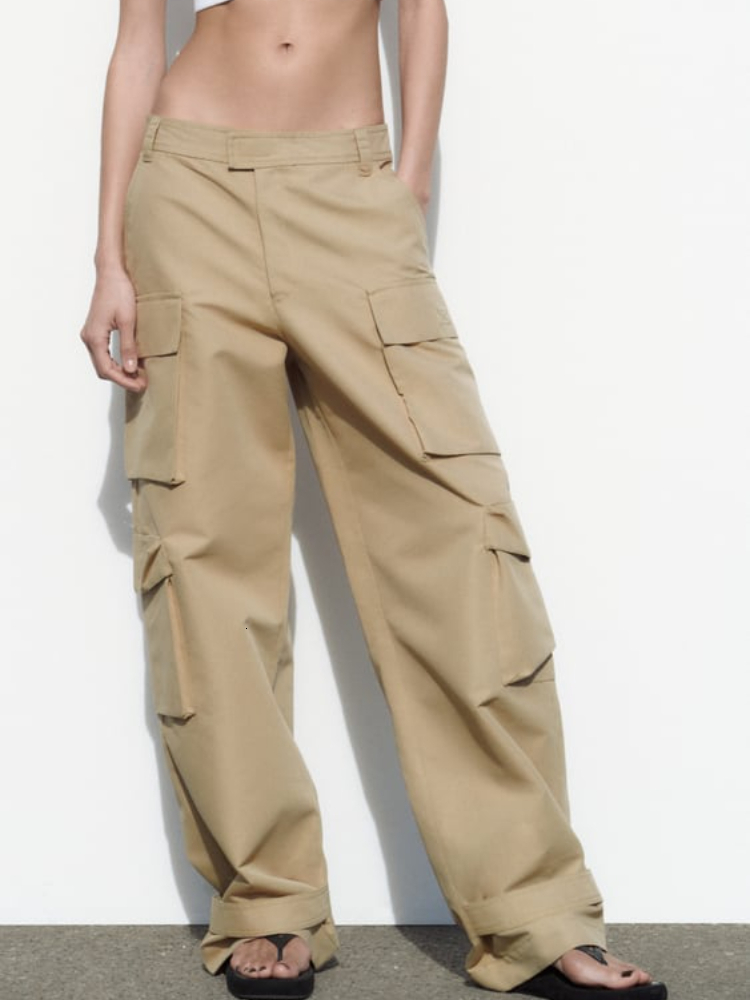 Women s Pants s RR2426 Full Length With Tabs Cargo Mid waist Streetwear Trousers Gothic Side Pockets And Patch on back 230410, Beige
Women s Pants s RR2426 Full Length With Tabs Cargo Mid waist Streetwear Trousers Gothic Side Pockets And Patch on back 230410, Beige