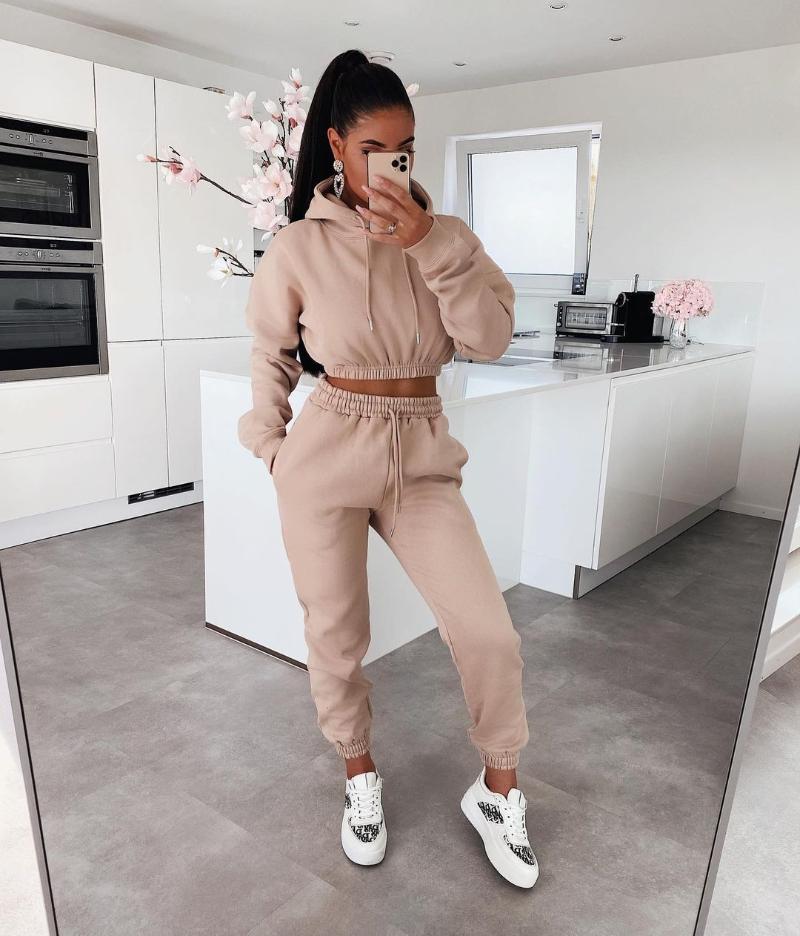 Women's Two Piece Pants Casual Women Tracksuit Set Hooded Shirt And Long With Pocket Solid Color High Street Sportsuit Clothes For, Pink
Women's Two Piece Pants Casual Women Tracksuit Set Hooded Shirt And Long With Pocket Solid Color High Street Sportsuit Clothes For, Pink