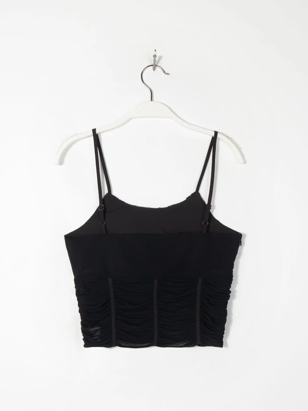Camisoles Tanks Maxdutti Summer Ins Fashion Tshirt Blog High Street Spandex Panel Sexy Camisole Short Top Tshirts Women's 230410