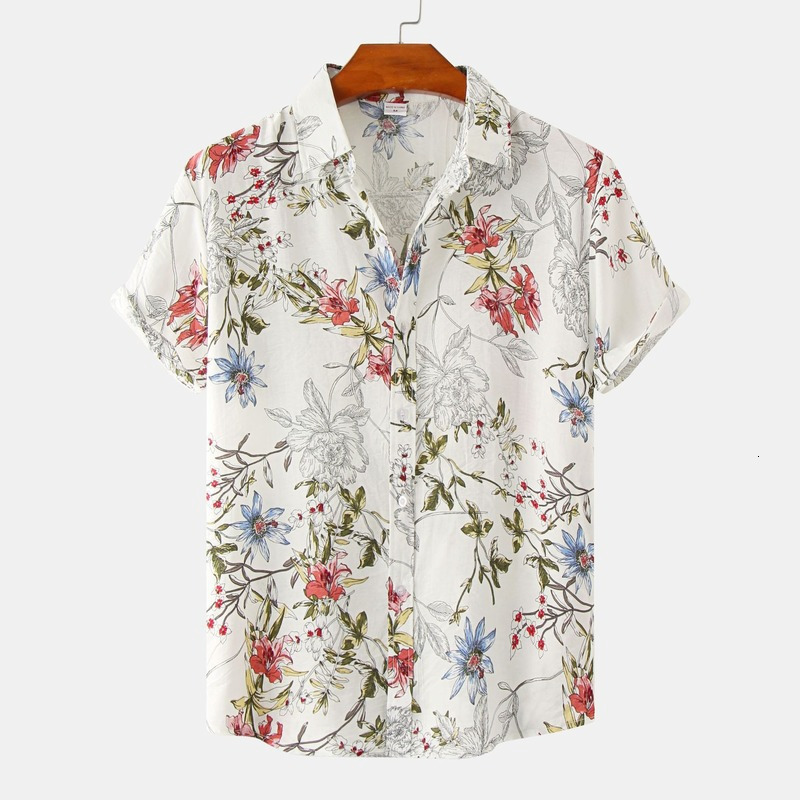 Men's Casual Shirts Men Clothing Summer Floral Men's Casual European Size Shirts Short Sleeve Floral Shirts for Men 230410, Beige
Men's Casual Shirts Men Clothing Summer Floral Men's Casual European Size Shirts Short Sleeve Floral Shirts for Men 230410, Beige