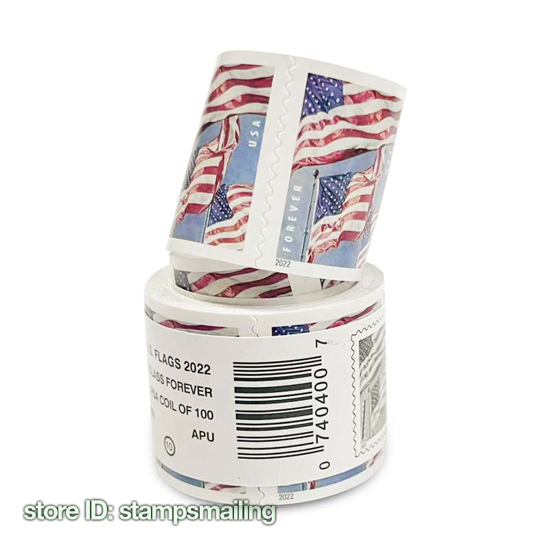 2022 U.S Flags First Class Rate Roll of 100 USA Mailing for Postal Service Envelopes Letters Postcard Office Mail Supplies Invitations, Us stamps
2022 U.S Flags First Class Rate Roll of 100 USA Mailing for Postal Service Envelopes Letters Postcard Office Mail Supplies Invitations, Us stamps
