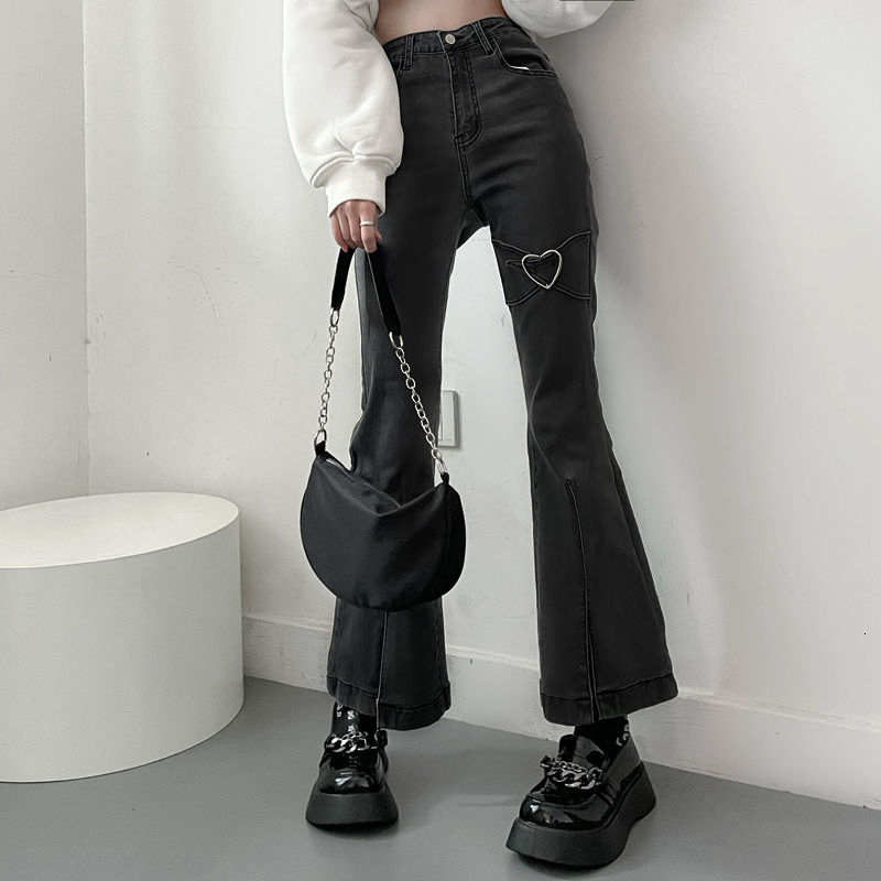 Women's Jeans Jeans for Women Vintage Black Denim Flare Pants Streetwear High Waist Slim Mom Trouser Harajuku Y2K Pants 230410, Beige
Women's Jeans Jeans for Women Vintage Black Denim Flare Pants Streetwear High Waist Slim Mom Trouser Harajuku Y2K Pants 230410, Beige