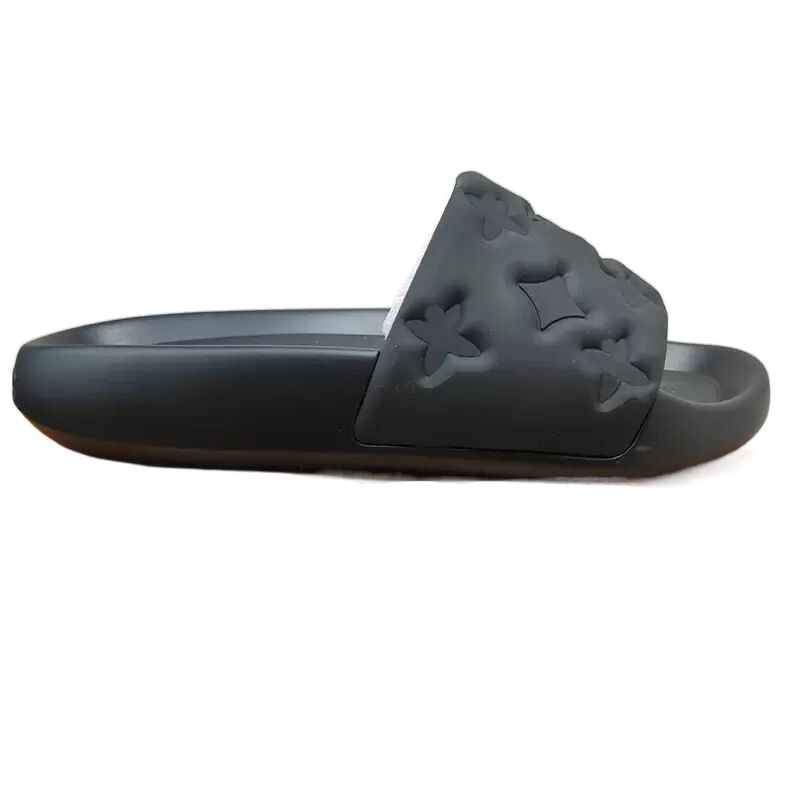 Chaussures des sandales slippers flats for women mens sliders Embossed letters Mule Rubber Waterfront Slide Ladies Sandals Flat Casual Shoes US4-US11