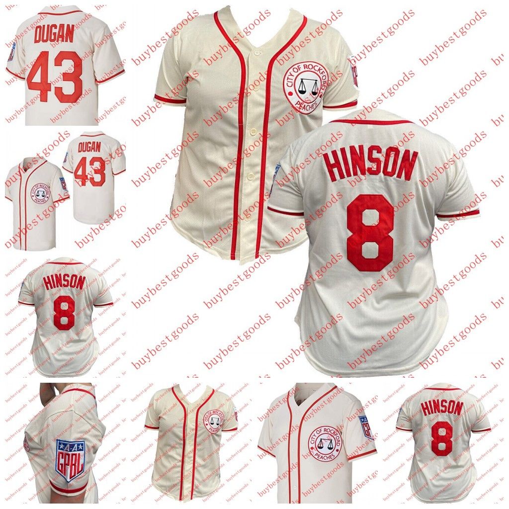 #43 Jimmy Dugan #8 Dottie Hinson Rockford Peaches A League of Their Own Men Women's Jersey Stitched, Men style
#43 Jimmy Dugan #8 Dottie Hinson Rockford Peaches A League of Their Own Men Women's Jersey Stitched, Men style