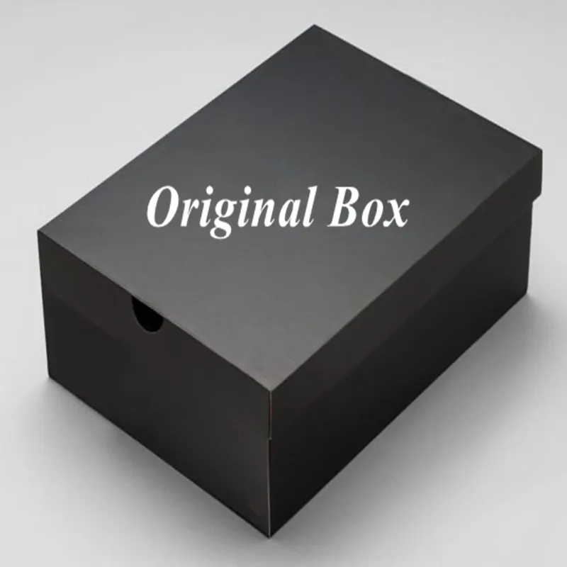 Original box The box is protecting the shoes There is no guarantee that the box will arrive perfect Damage is normal Boxes purchased separately are not shipped