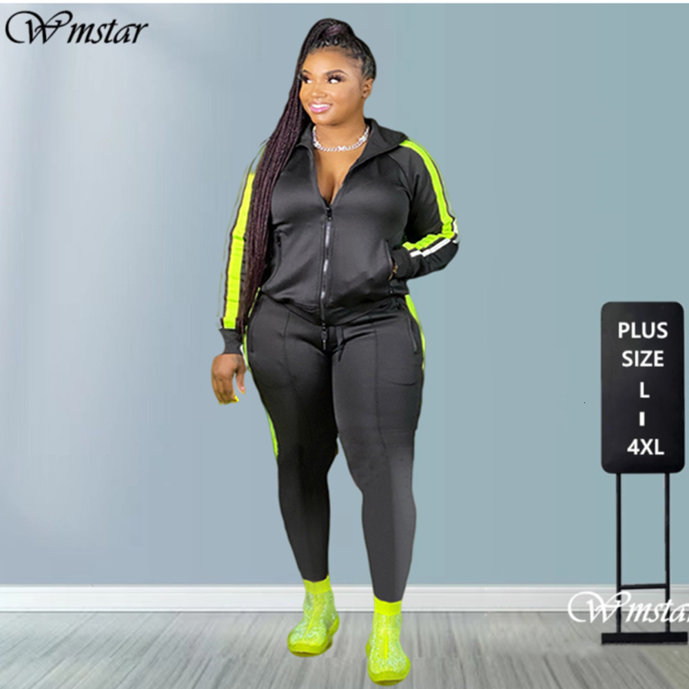 Two Piece Dress Plus Size S 4XL 2 Set Women Fall Clothes Sweatsuit Joggers Outfit Zip Top Sweatpants Tracksuit Wholesale Drop 230410, Green
Two Piece Dress Plus Size S 4XL 2 Set Women Fall Clothes Sweatsuit Joggers Outfit Zip Top Sweatpants Tracksuit Wholesale Drop 230410, Green