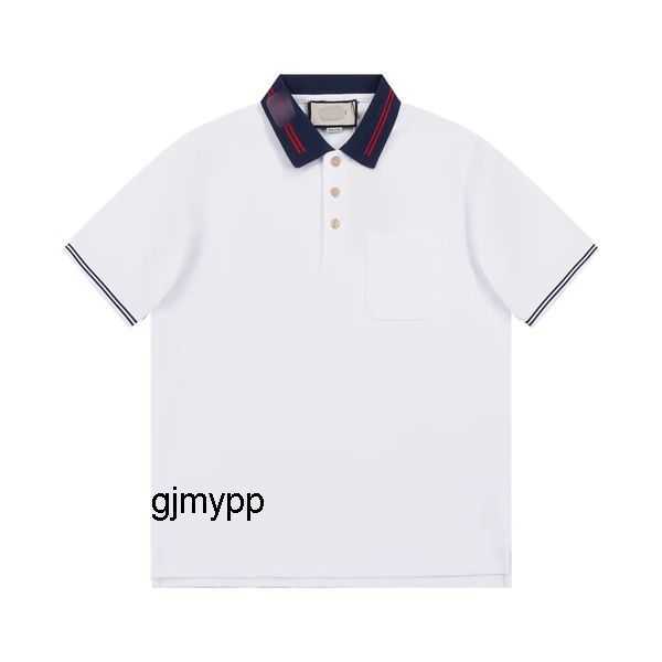 Men's Polos Summer polo shirt Polo neck short sleeve T-shirt Large men's clothing fashion label high-end business casual half collar 6E1L8
Men's Polos Summer polo shirt Polo neck short sleeve T-shirt Large men's clothing fashion label high-end business casual half collar 6E1L8