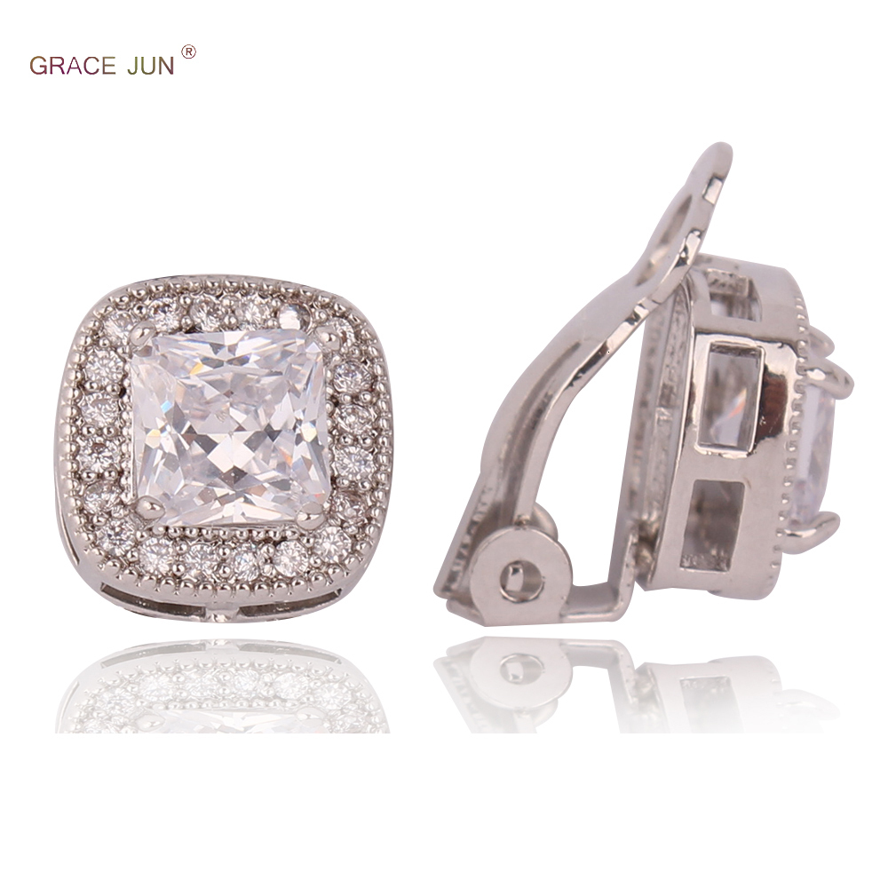 Ear Cuff GRACE JUN Square Geometric Clip on Earrings for Women Party Wedding Luxury Bridesmaid Cubic Zircon Material No Hole 230410
Ear Cuff GRACE JUN Square Geometric Clip on Earrings for Women Party Wedding Luxury Bridesmaid Cubic Zircon Material No Hole 230410