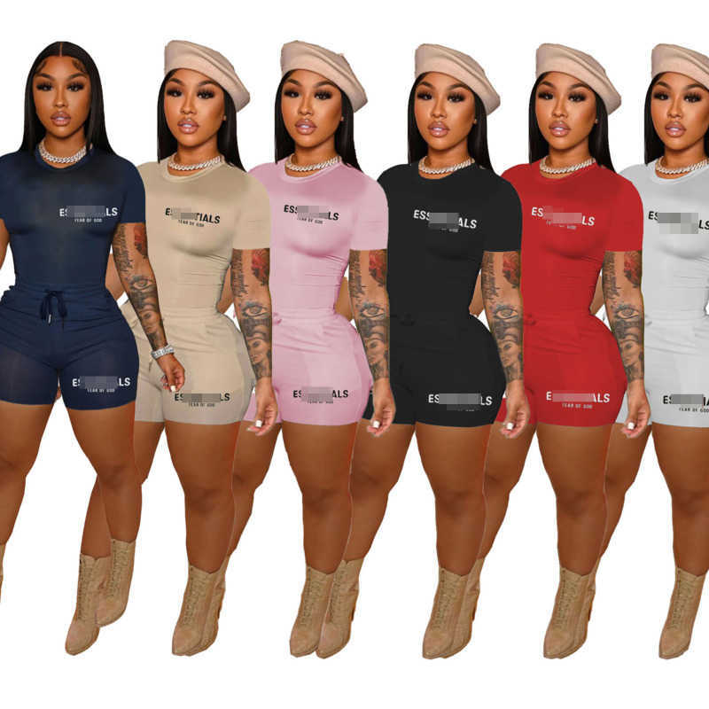 Womens Designer Clothing Tracksuits Summer Sports Outfits 2 Piece Pants Set Letter Printed Short Sleeve T Shirt And Shorts Suit, Red
Womens Designer Clothing Tracksuits Summer Sports Outfits 2 Piece Pants Set Letter Printed Short Sleeve T Shirt And Shorts Suit, Red