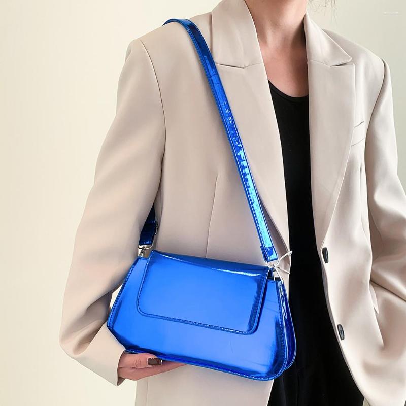 Evening Bags Fashion Shoulder For Women Shopping Bag PU Laser Gloss Crossbody Solid Color High-quality Designer Blue Black Handbags, Green
Evening Bags Fashion Shoulder For Women Shopping Bag PU Laser Gloss Crossbody Solid Color High-quality Designer Blue Black Handbags, Green