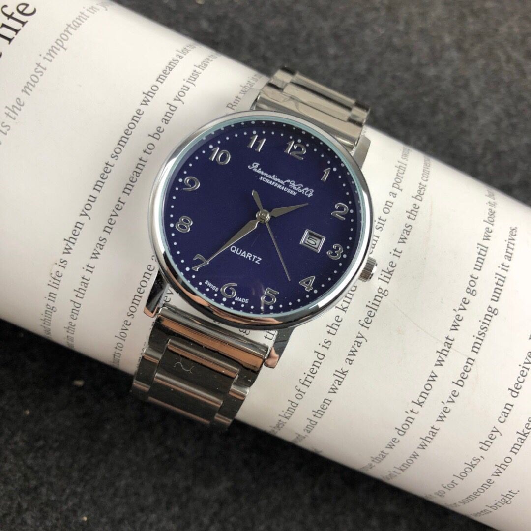 WristWatches for Men 2023 New Mens Watches Three needles Quartz Watch Top Luxury Brand Steel And leather Belt Men Iw Fashion Europe designer watches Montre de luxe