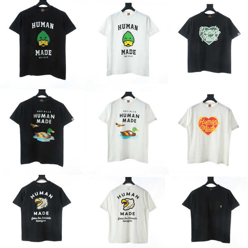 Experience~HUMAN MADE Green Head Duck Back Eagle Print Big Love Men's and Women's Short Sleeve T-shirt Summer
Experience~HUMAN MADE Green Head Duck Back Eagle Print Big Love Men's and Women's Short Sleeve T-shirt Summer