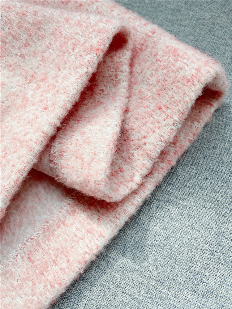 Casual Dresses Tweed polo neck short sleeve dress spring commuting single chest high waist slim A-line dress free of charge 230410