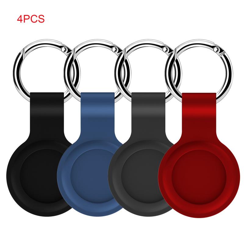 Keychains 4pc Simple And High Quality Smart Accessories For Airtags Silicone Protective Sleeve Case Cover Anti-lost Device Keychain
Keychains 4pc Simple And High Quality Smart Accessories For Airtags Silicone Protective Sleeve Case Cover Anti-lost Device Keychain