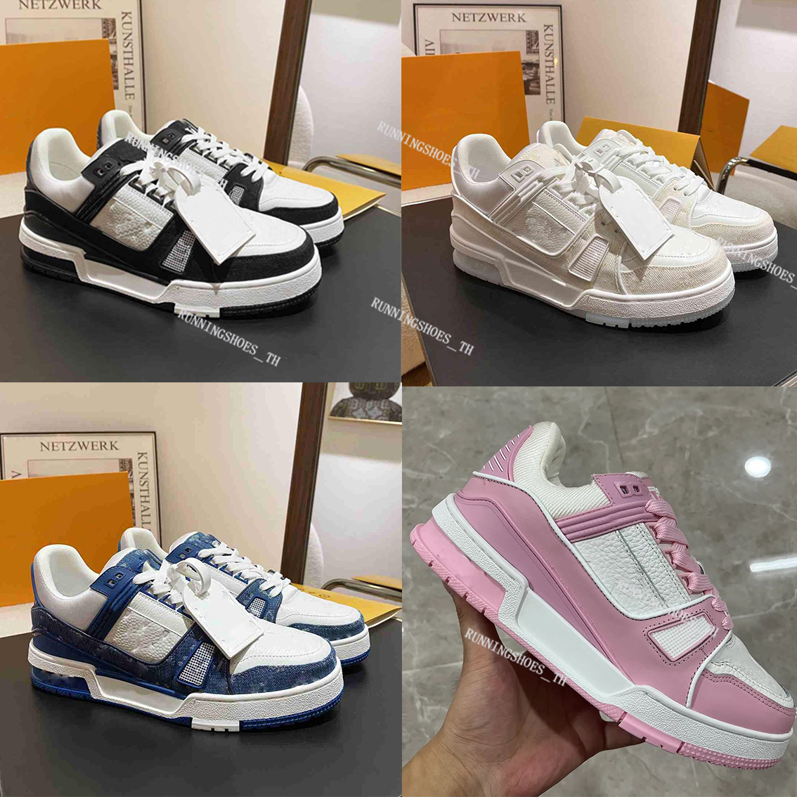 Brand Designer Sneakers Men Shoes Women Platform Sneaker Classic Vintage Trainers Mesh Shoe Combination Large Sole Printing Trainerss With box
Brand Designer Sneakers Men Shoes Women Platform Sneaker Classic Vintage Trainers Mesh Shoe Combination Large Sole Printing Trainerss With box