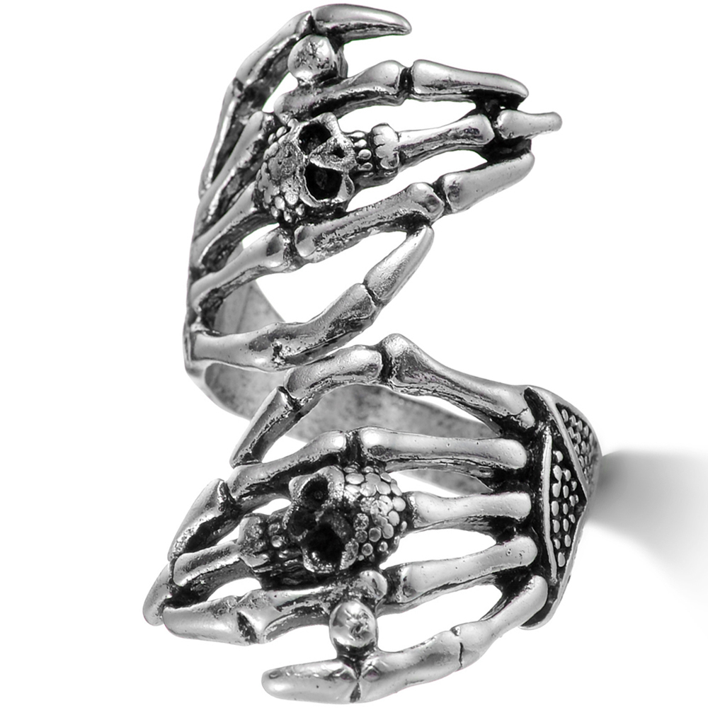 Band Rings Vintage Silver Color Exaggerated Skeleton Hug for Men Women Punk Adjustable Opening Retro Jewelry Gift Drop 230410
Band Rings Vintage Silver Color Exaggerated Skeleton Hug for Men Women Punk Adjustable Opening Retro Jewelry Gift Drop 230410