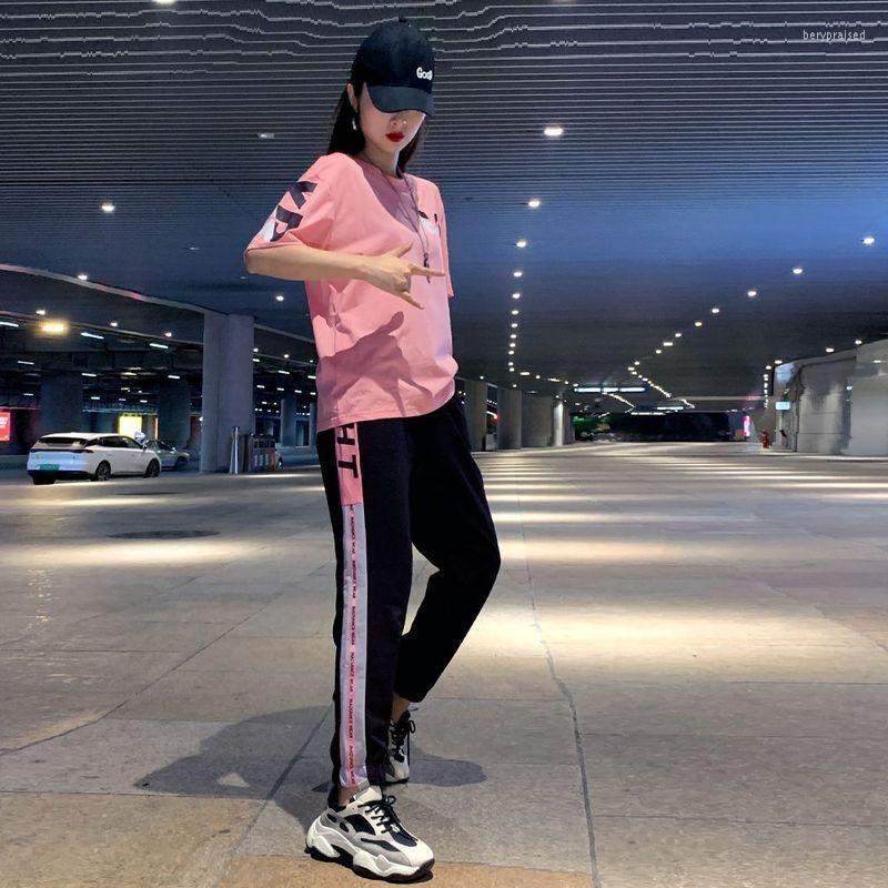 Women' Tracksuits Sportswear Suit 2023 Summer Korean Version Short-sleeved AndTrousers Printing Fashion Two-piece, Picture shown
Women' Tracksuits Sportswear Suit 2023 Summer Korean Version Short-sleeved AndTrousers Printing Fashion Two-piece, Picture shown