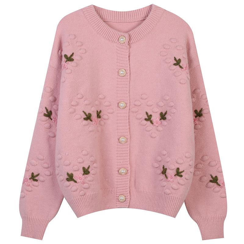 Women' Knits & Tees Vintage Sweater Cardigans Women O-Neck Loose Knit Tops Floral Embroidery 2023 Autumn Winter Streetwear Fashion Korean C, Pink
Women' Knits & Tees Vintage Sweater Cardigans Women O-Neck Loose Knit Tops Floral Embroidery 2023 Autumn Winter Streetwear Fashion Korean C, Pink