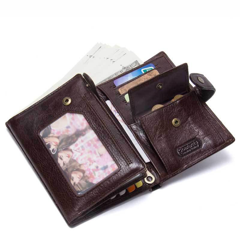 Wallets Black Angel Crazy Horse Leather Passport Bag Genuine Multifunctional Buckle Document Holder, Chocolate
Wallets Black Angel Crazy Horse Leather Passport Bag Genuine Multifunctional Buckle Document Holder, Chocolate