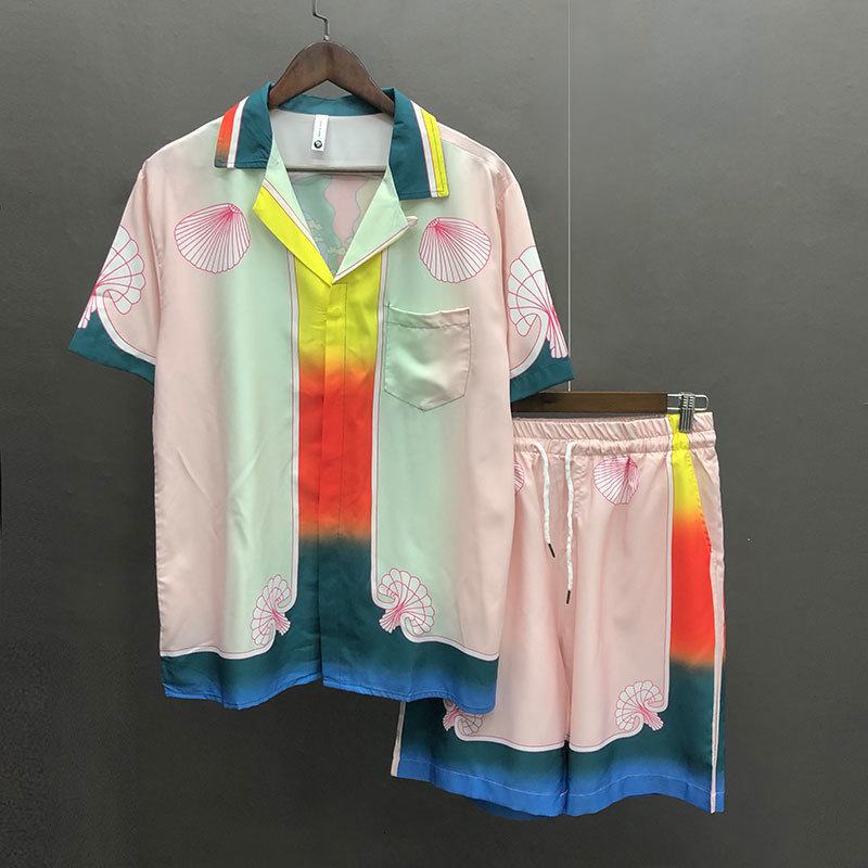Men's Tracksuits Men Tracksuits Summer ShirtsShorts Men Clothing Color Stitching Print Shirt Suit Casual Loose Shorts Beach Short Sleeve Set 230410, Red
Men's Tracksuits Men Tracksuits Summer ShirtsShorts Men Clothing Color Stitching Print Shirt Suit Casual Loose Shorts Beach Short Sleeve Set 230410, Red