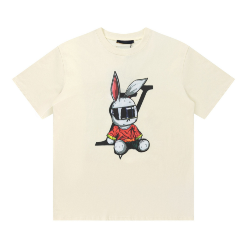 Funny T Shirts 2023 New Designer Trendy T-shirt Chest Letter Laminated Printing Short-sleeved High Street Loose Casual T-shirt Men's and Women's Tops Cute Rabbit Print, Black
Funny T Shirts 2023 New Designer Trendy T-shirt Chest Letter Laminated Printing Short-sleeved High Street Loose Casual T-shirt Men's and Women's Tops Cute Rabbit Print, Black