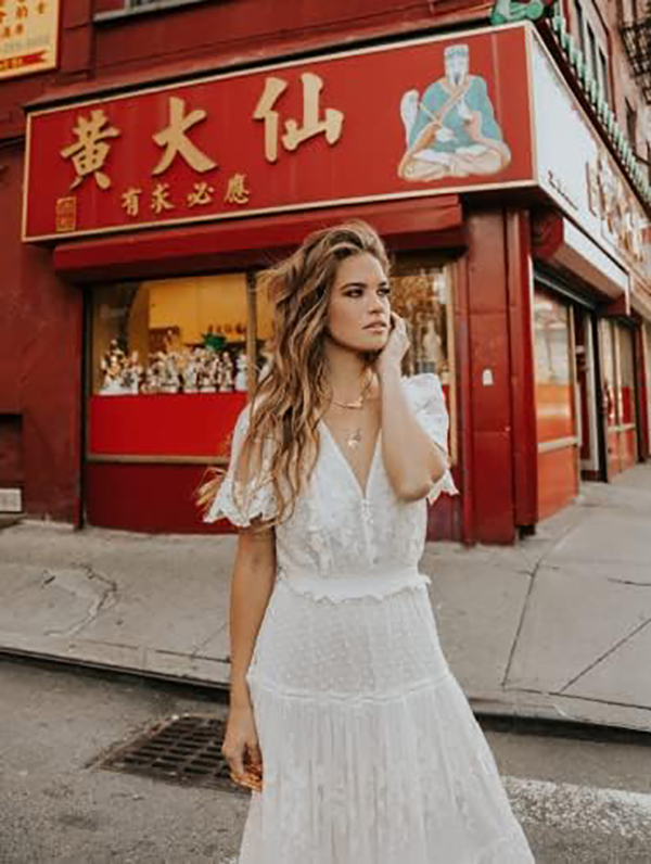 Women's V Neck Floral Tulle Lace Wedding Dress Short Sleeve Bridesmaid Holiday Party Maxi Engagement Dress