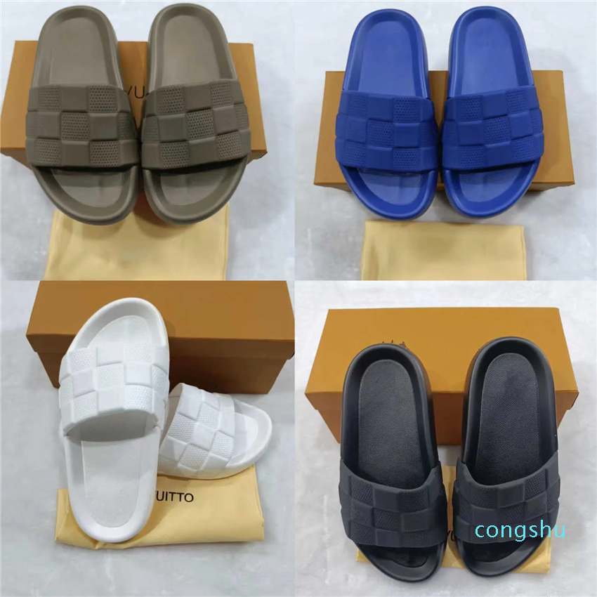 Designer Luxury Sandals Waterfront Mule Other Plaid Patterns Unisex Slippers Women Men Cream Black White Slides Flower Summer Fashion Shoes
Designer Luxury Sandals Waterfront Mule Other Plaid Patterns Unisex Slippers Women Men Cream Black White Slides Flower Summer Fashion Shoes