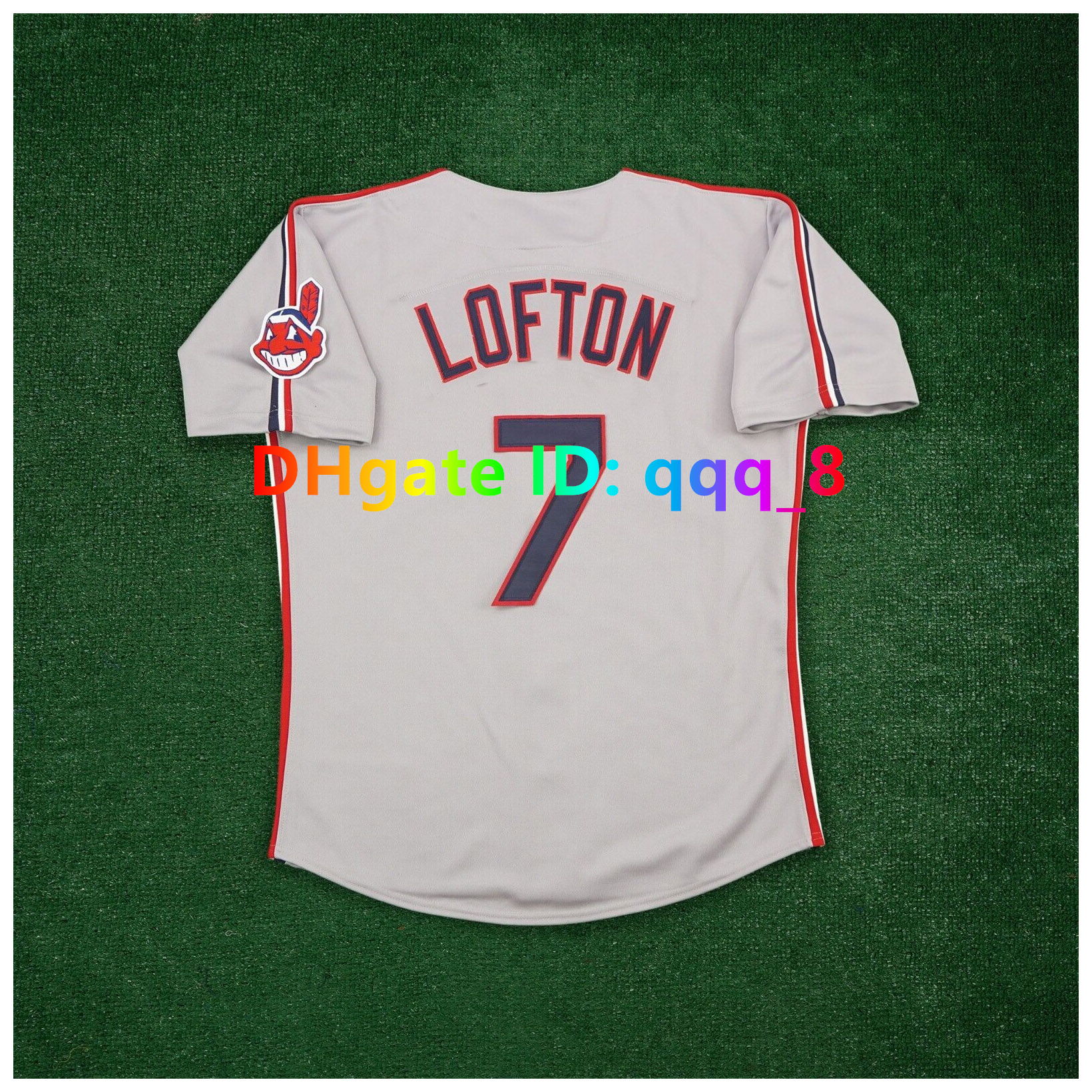 Manny Jim Thome Indians Ricky Vaughn Throwback Baseball Jersey 1995 World Series Jose Ramirez Kenny Lofton Albert Belle Frank Robinson Vizquel Size S-