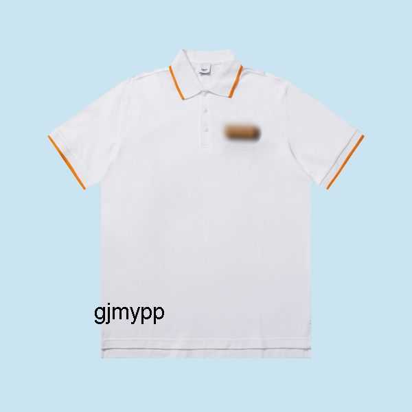 Men's Polos Summer polo shirt Polo neck short sleeve T-shirt Large men's clothing fashion label high-end business casual half collar 4H362
Men's Polos Summer polo shirt Polo neck short sleeve T-shirt Large men's clothing fashion label high-end business casual half collar 4H362