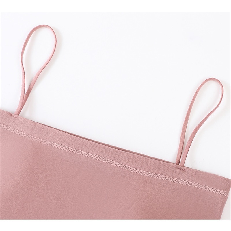 Camisoles Tanks Christmas Winter Tank Top Women's Velvet Thick Warm Top Slim Fit Solid Color Tank Top Cushioned High Elastic Underwear 230410