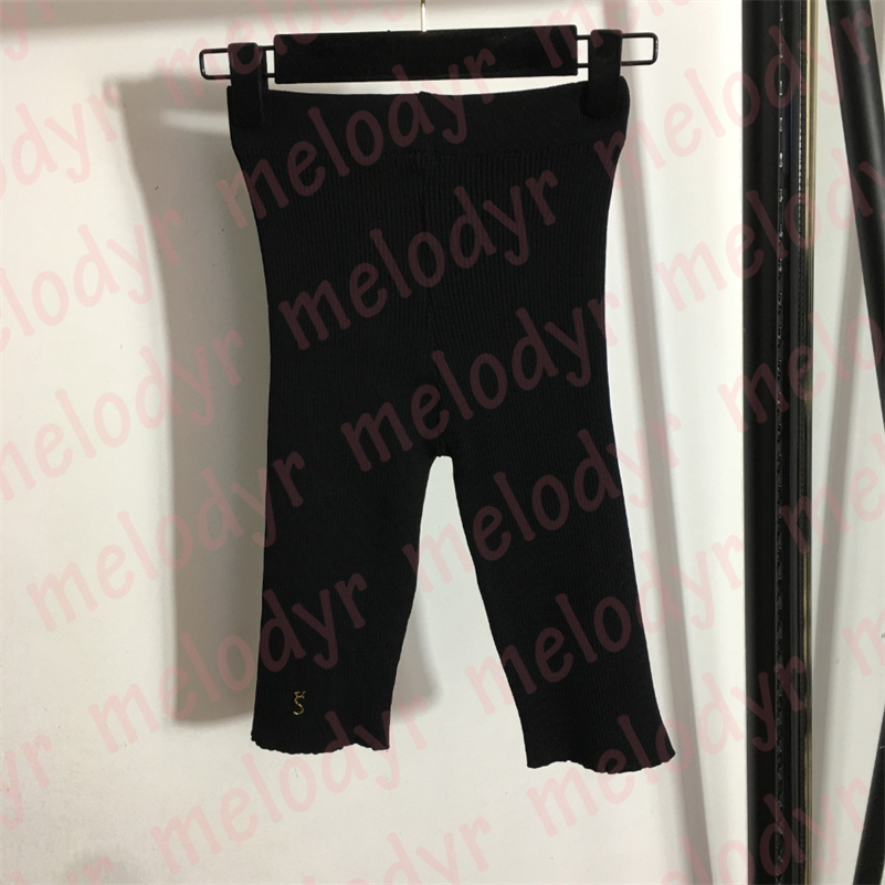 Womens Tight Shorts High Elastic Yoga Pants Metal Letter Summer Breathable Sport Short Trousers