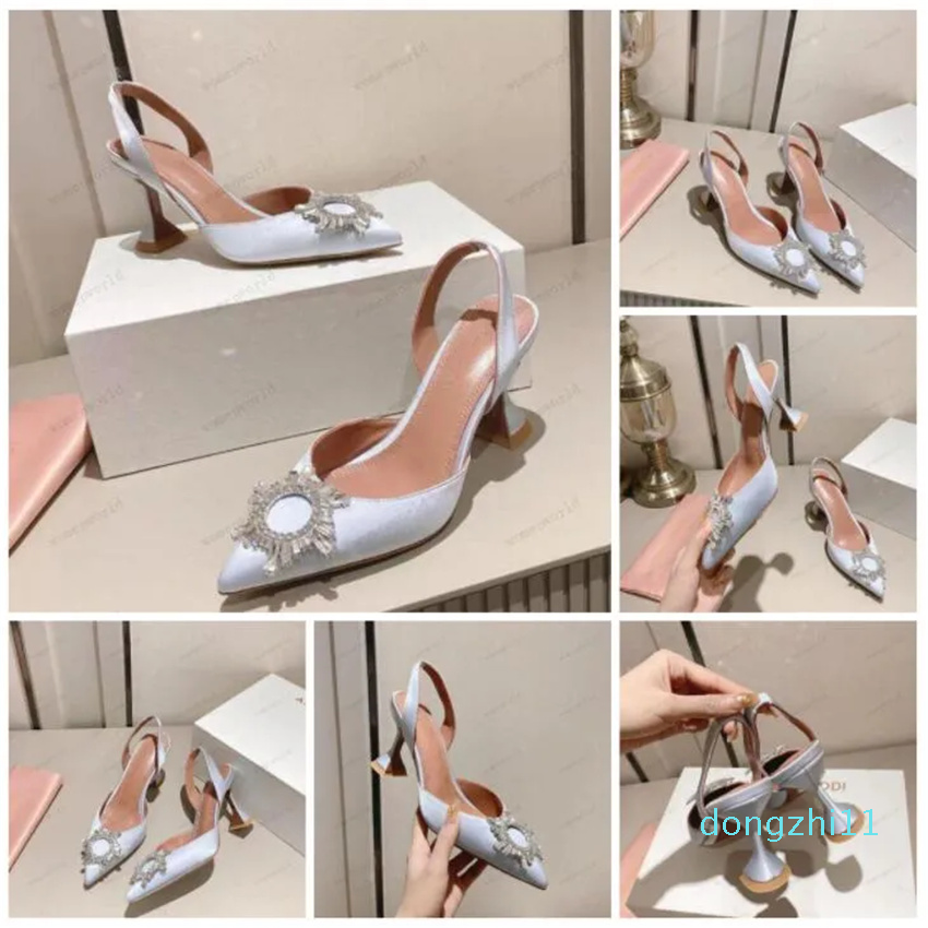 Luxury Designer Woman Sandals Italy Amina Muaddi Black Satin Begum Sling Heels Begum Crystal Brooch Slingback Pumps women Wine Cup Heels slippers Shoes 35--42, Stiletto heels 53299
Luxury Designer Woman Sandals Italy Amina Muaddi Black Satin Begum Sling Heels Begum Crystal Brooch Slingback Pumps women Wine Cup Heels slippers Shoes 35--42, Stiletto heels 53299