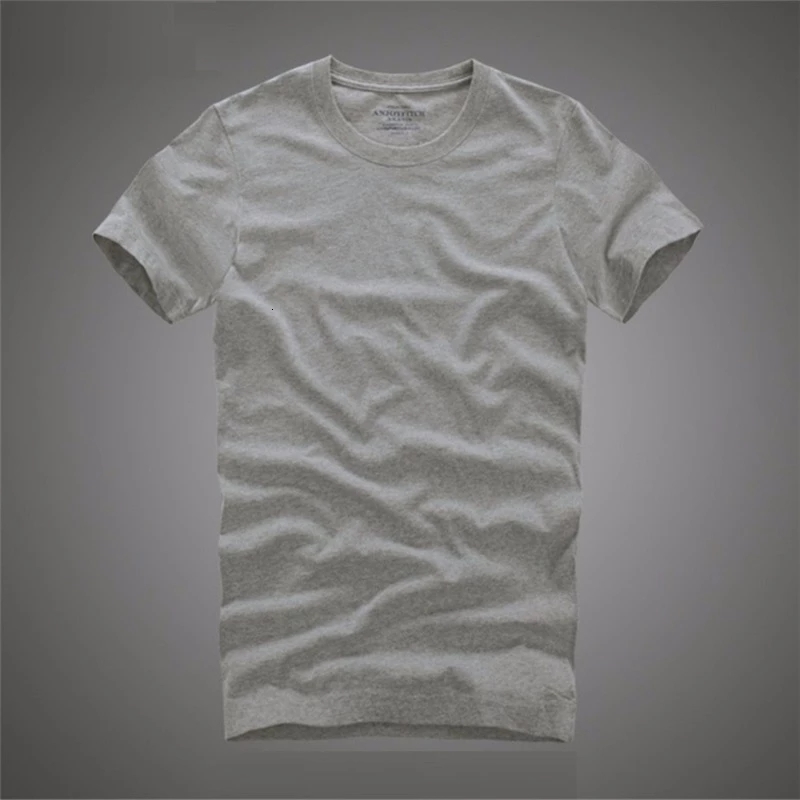 Men's T-Shirts Summer T-shirt 100% Cotton T-shirt Men's Short Sleeve Camiseta 230410