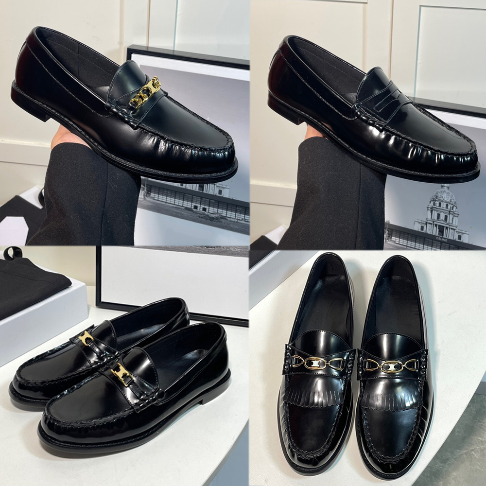 TRIOMPHEN LOAFER IN POLISHED CALFSKIN BLACK loafers Shoes womens luxury designer loafers shoes Single Shoes Bean shoe Calf Leather Production Casual shoes
TRIOMPHEN LOAFER IN POLISHED CALFSKIN BLACK loafers Shoes womens luxury designer loafers shoes Single Shoes Bean shoe Calf Leather Production Casual shoes