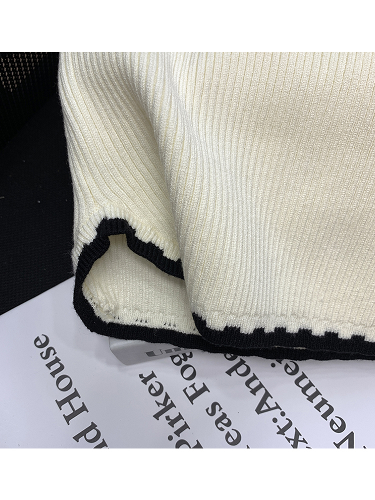 Camisoles Tanks Women's Solid U-Neck Ribbed Crop Women's Summer Basic Elastic Exposed NAVEL Top Contrast Color Patch Work Sleeveless Knitted