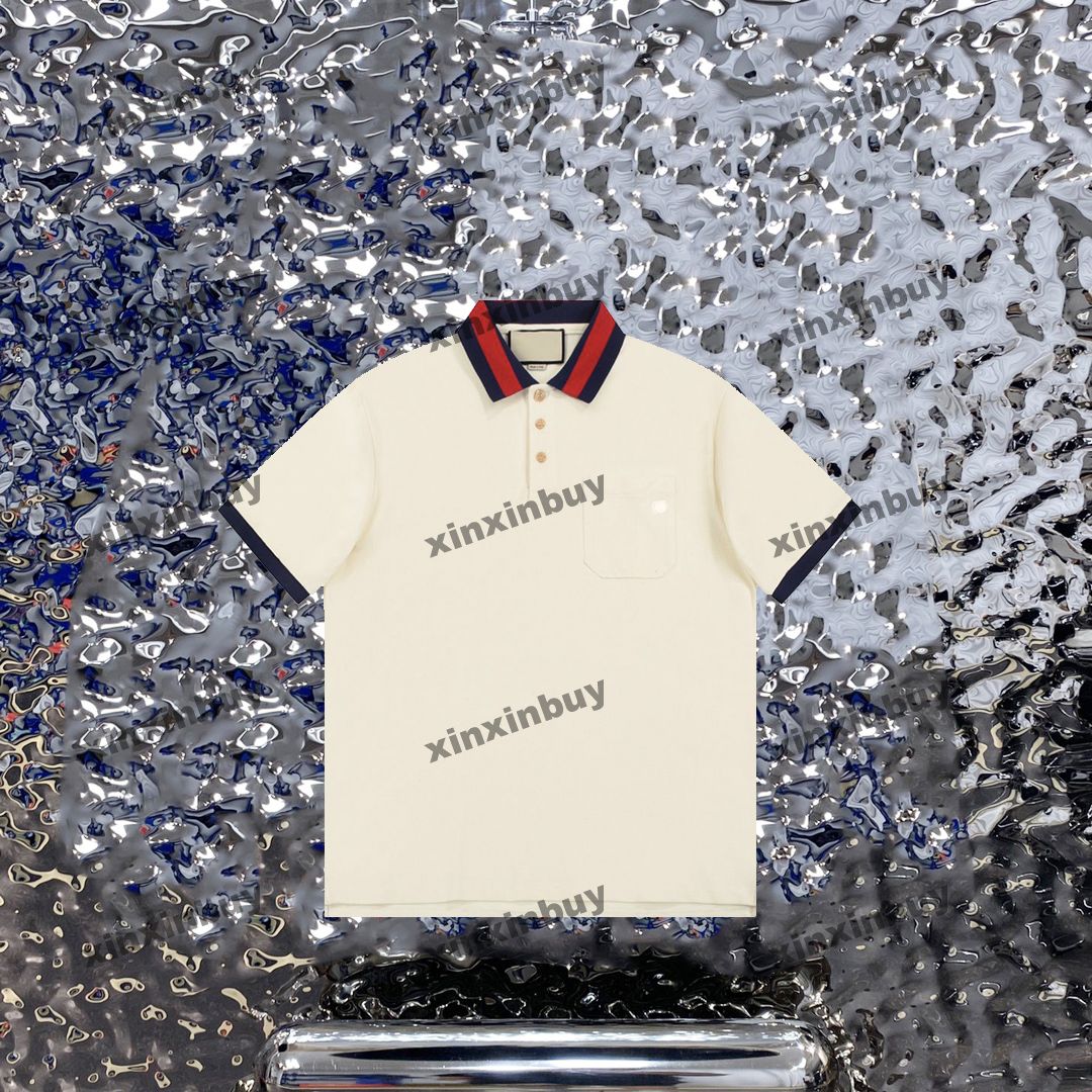 xinxinbuy Men designer Tee t shirt 23ss Paris Knitted collar pocket Letter embroidery short sleeve cotton women Black blue gray XS-2XL, 01
xinxinbuy Men designer Tee t shirt 23ss Paris Knitted collar pocket Letter embroidery short sleeve cotton women Black blue gray XS-2XL, 01