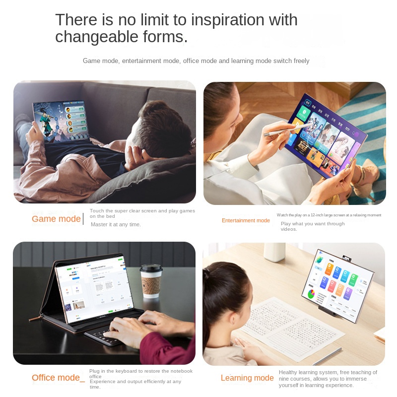 2023 New 5G Tablet PC Eye Protection Full Screen Pad14-Inch All Netcom Game Mobile Phone Office Entertainment