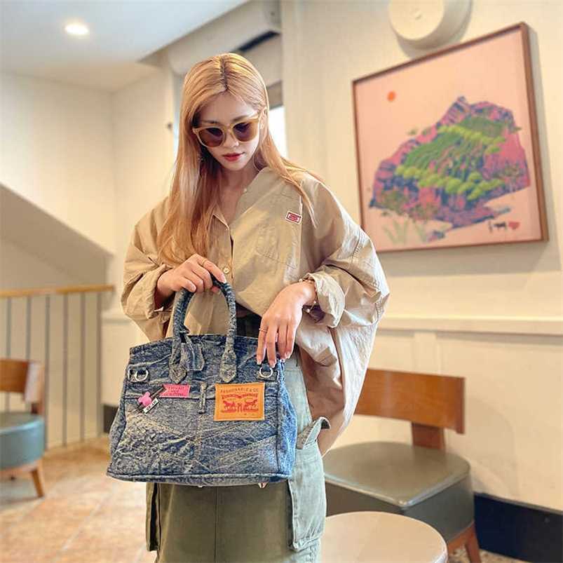 Birkin H erms bags Designer Handbag old wash scrub denim jeans pocket qq wirh logo, Vintage dark blue
Birkin H erms bags Designer Handbag old wash scrub denim jeans pocket qq wirh logo, Vintage dark blue