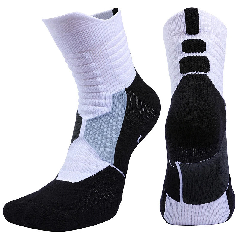 Sports Socks Brothock Professional deodorant basketball socks quick drying thick custom elite breathable sports socks towel bottom stockings 231109