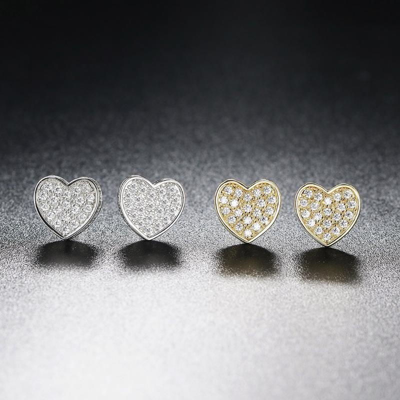 Stud Earrings Iced Out Heart For Women Punk Rock Full Crystal CZ Screw Back Earings Hiphop Jewelry Brincos Accessories OHE102Stud
Stud Earrings Iced Out Heart For Women Punk Rock Full Crystal CZ Screw Back Earings Hiphop Jewelry Brincos Accessories OHE102Stud