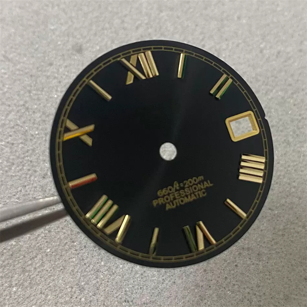 Repair Tools Kits 10 Styles 28 5mm No Luminous Roman Numeral Watch Dial for NH35 NH36 Movement 230410