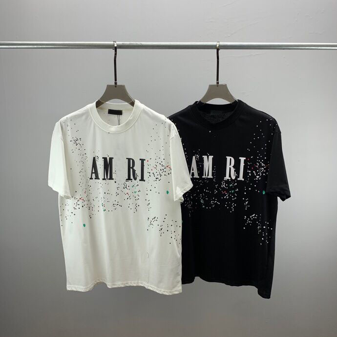 Summer New Short Sleeve TShirt Double Yarn Fabric Stereo Letter Shirt Printing Women Men's Round Neck T-Shirt Original Sweatshirt Polo Shirt e433f