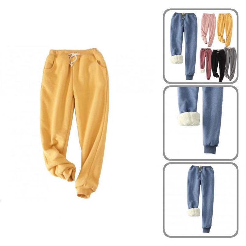 Women's Pants & Capris Women Simple Streetwear Elastic Waist Imitation Cashmere Thicken Sweatpants For Daily Wear Trousers, Blue
Women's Pants & Capris Women Simple Streetwear Elastic Waist Imitation Cashmere Thicken Sweatpants For Daily Wear Trousers, Blue